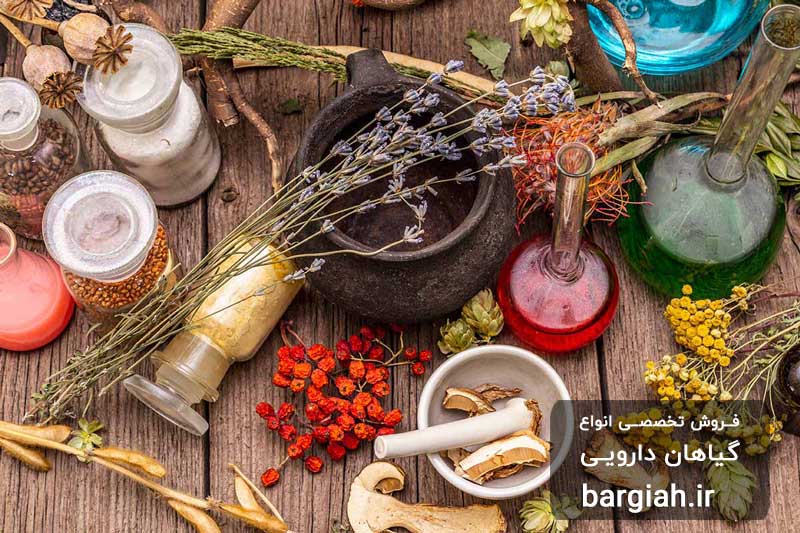 تصویر ظروف گیاهان دارویی